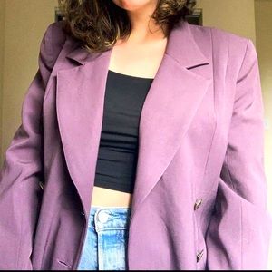 Entre Deux Modes vintage purple blazer